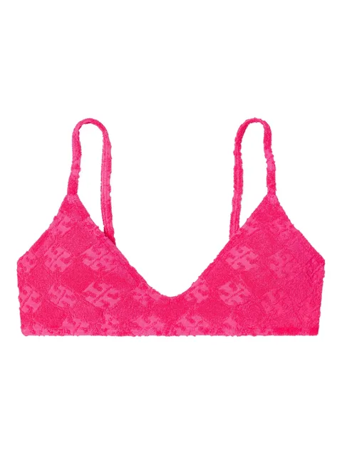 terry-cloth bikini top