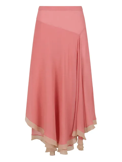 ruffled skirt