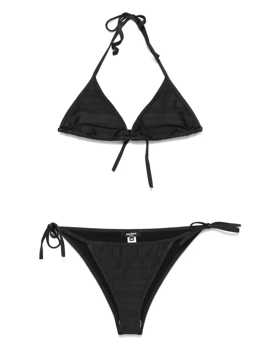 logo-print bikini 2
