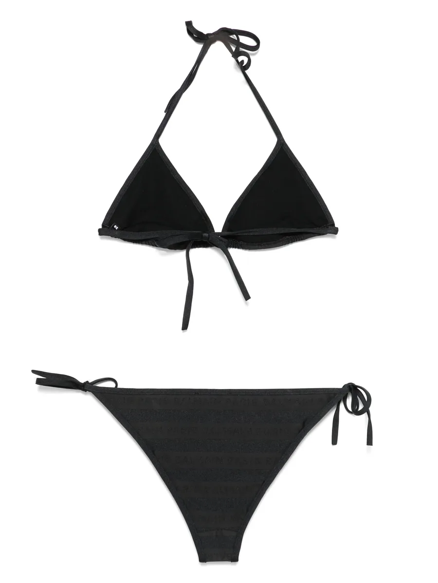 logo-print bikini 4
