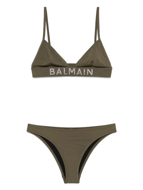 logo-appliqué bikini