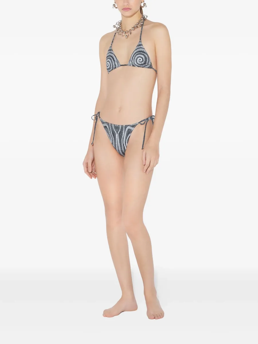 printed tie bikini bottom 8