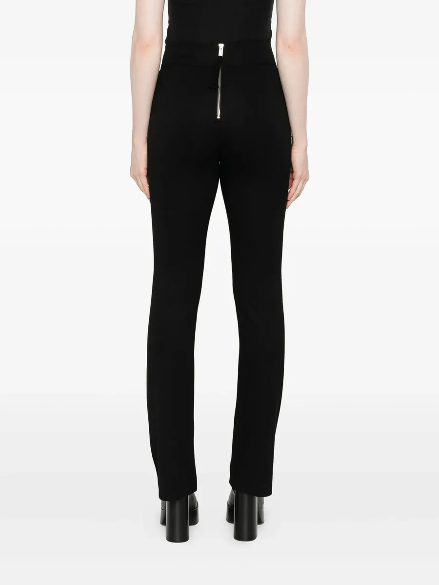 high-waisted flared trousers 8