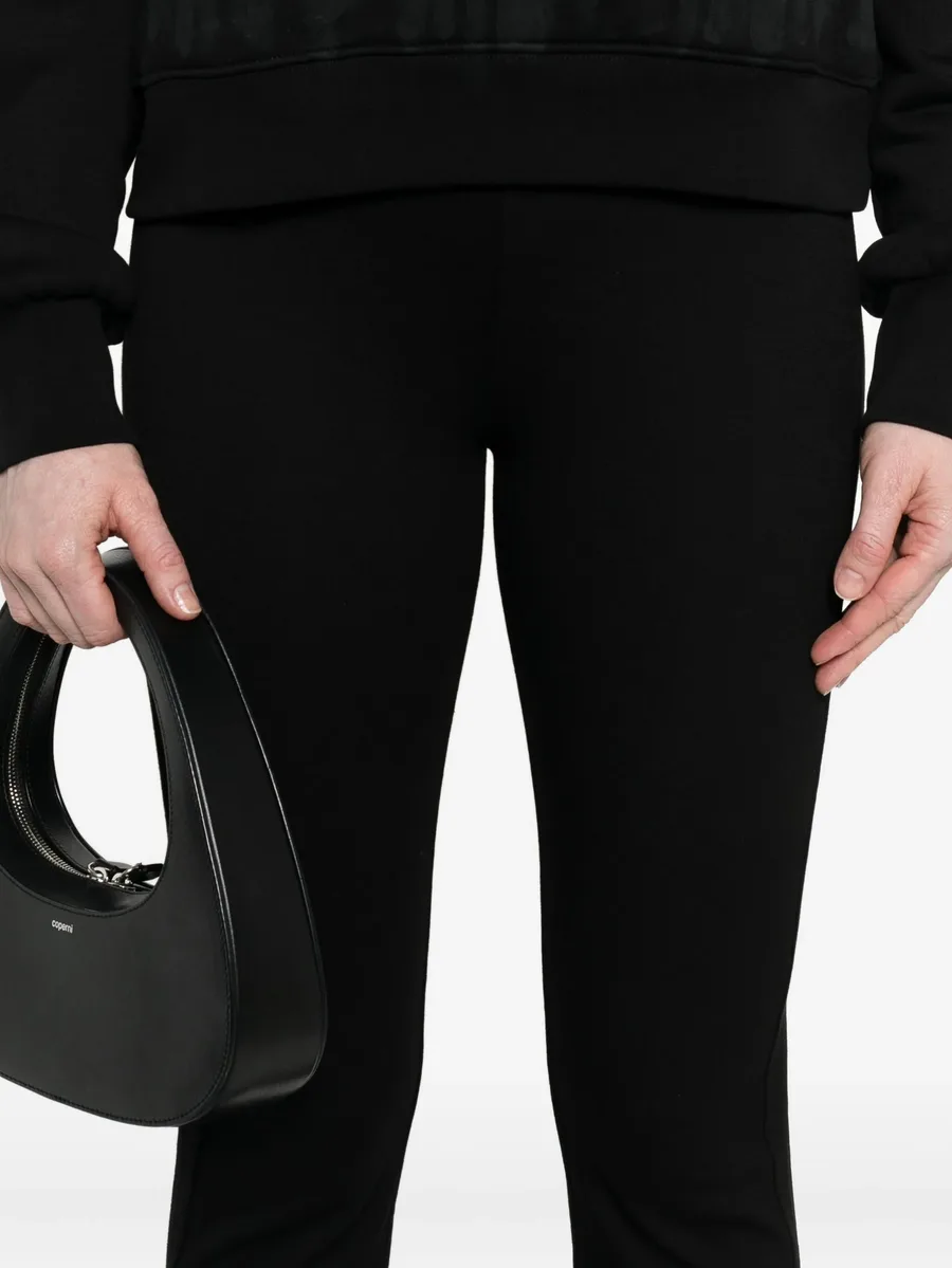 high-waisted flared trousers 9