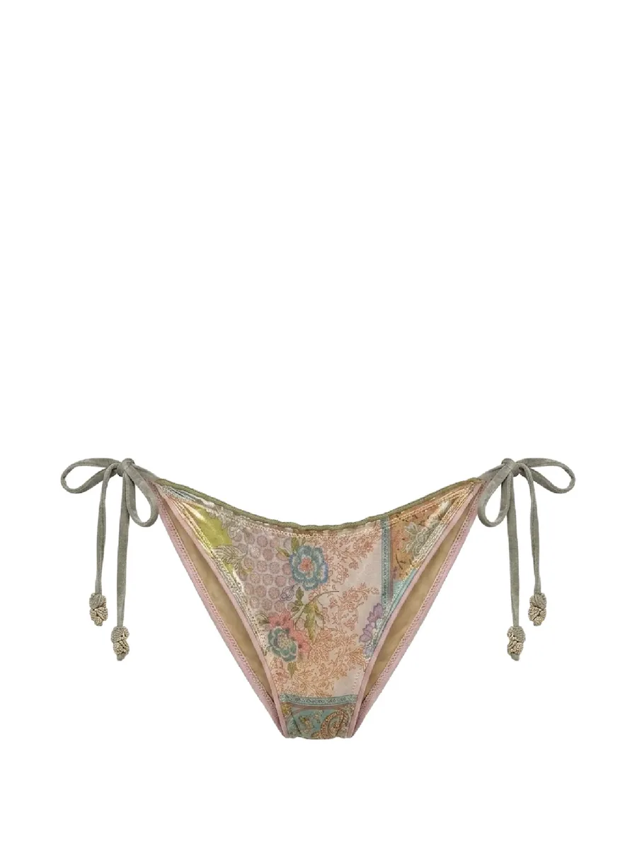 Nahual floral-print bikini bottoms 1