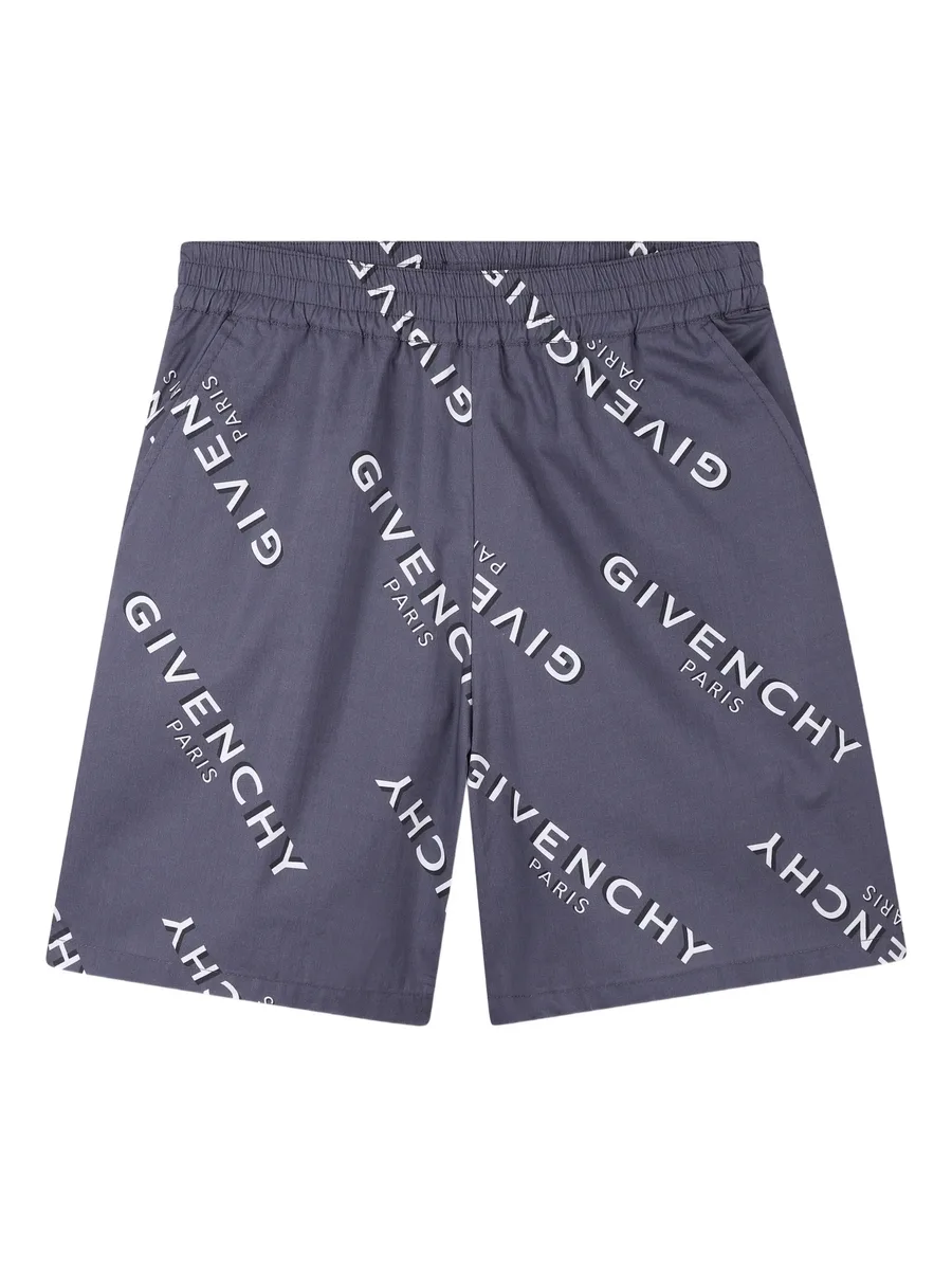 комплект из топа и шортов с принтом 10