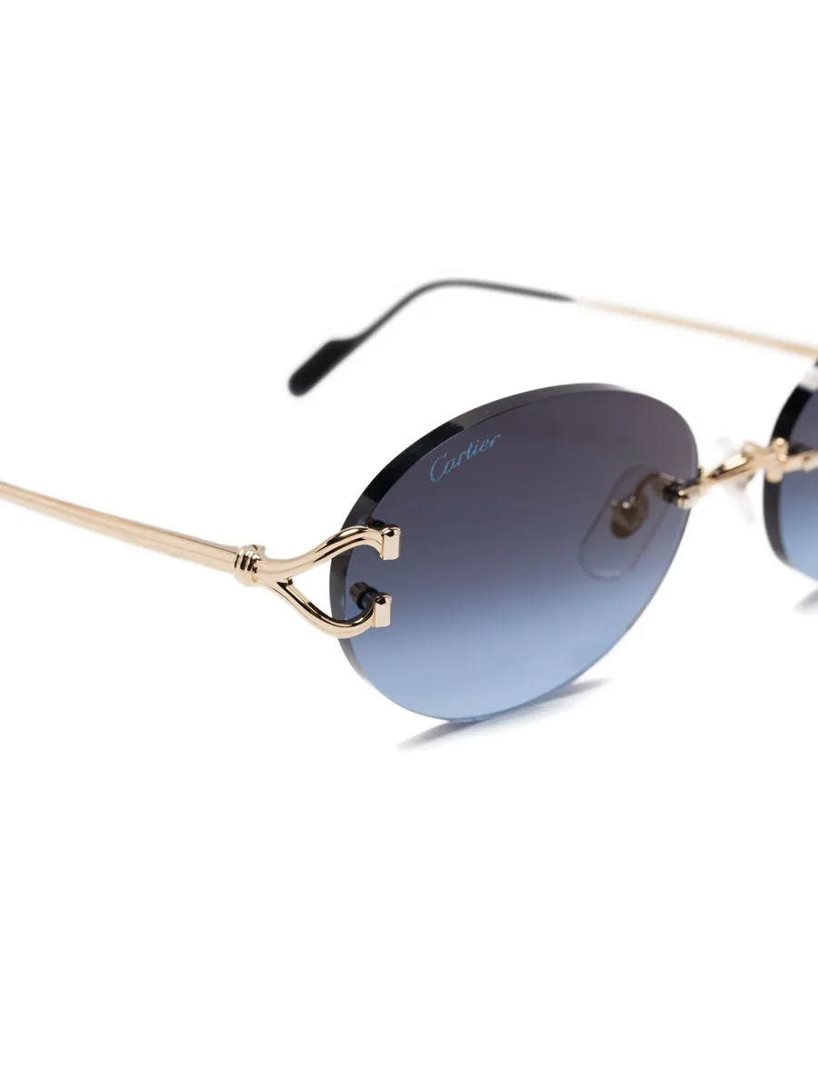 солнцезащитные очки в круглой оправе 6