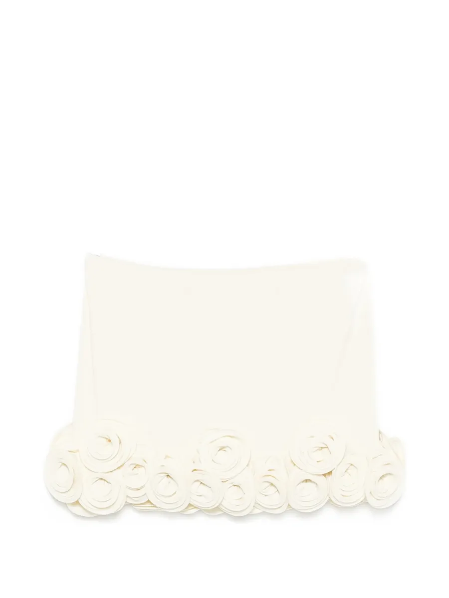 Ivette floral-appliqué beach cover-up 2
