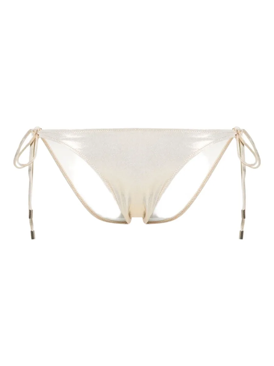 metallic-finish bikini bottoms 2