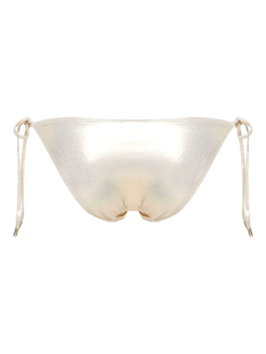 metallic-finish bikini bottoms 4
