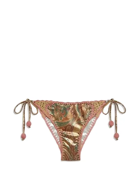 Awasi paisley-pattern bikini bottoms