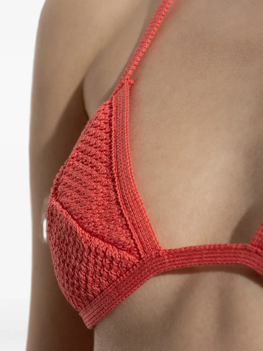 crochet tie-neck two-piece bikini 3