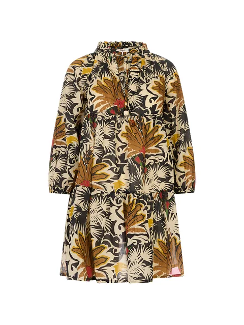 embroidered Clara kaftan dress