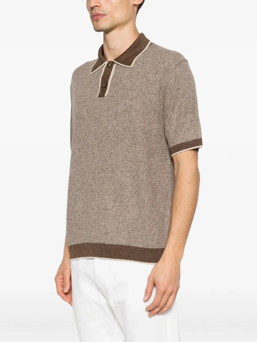 textured polo shirt 6