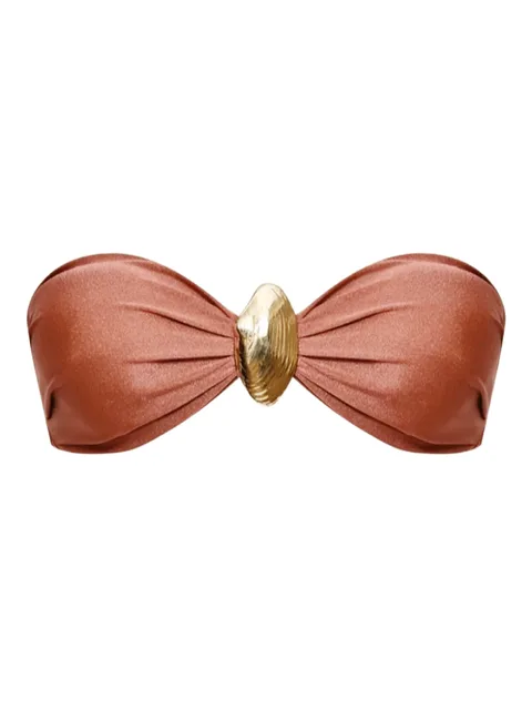 seashell detail bikini top