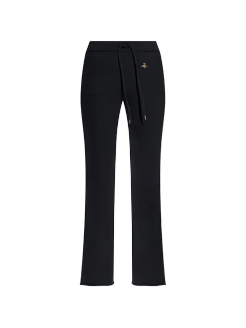 logo drawstring track pants