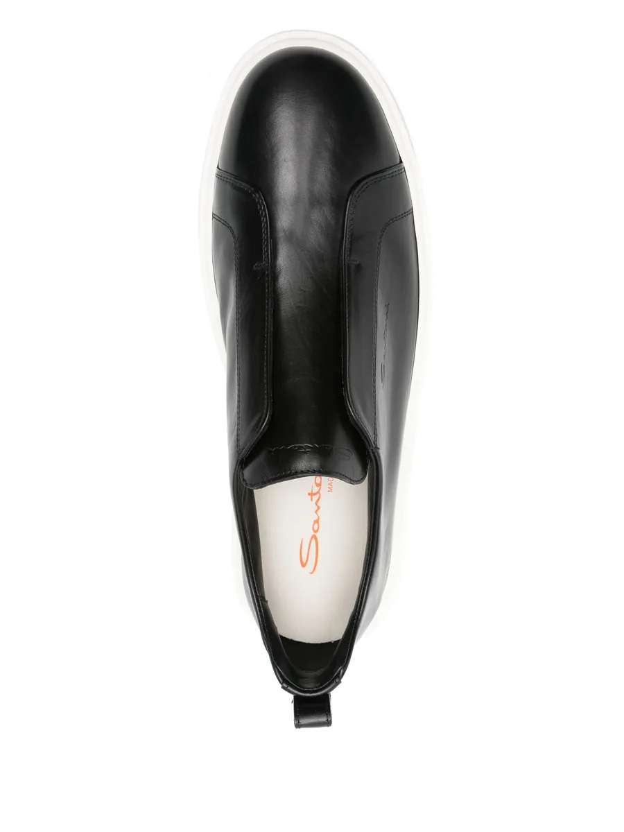 slip-on leather sneakers 7