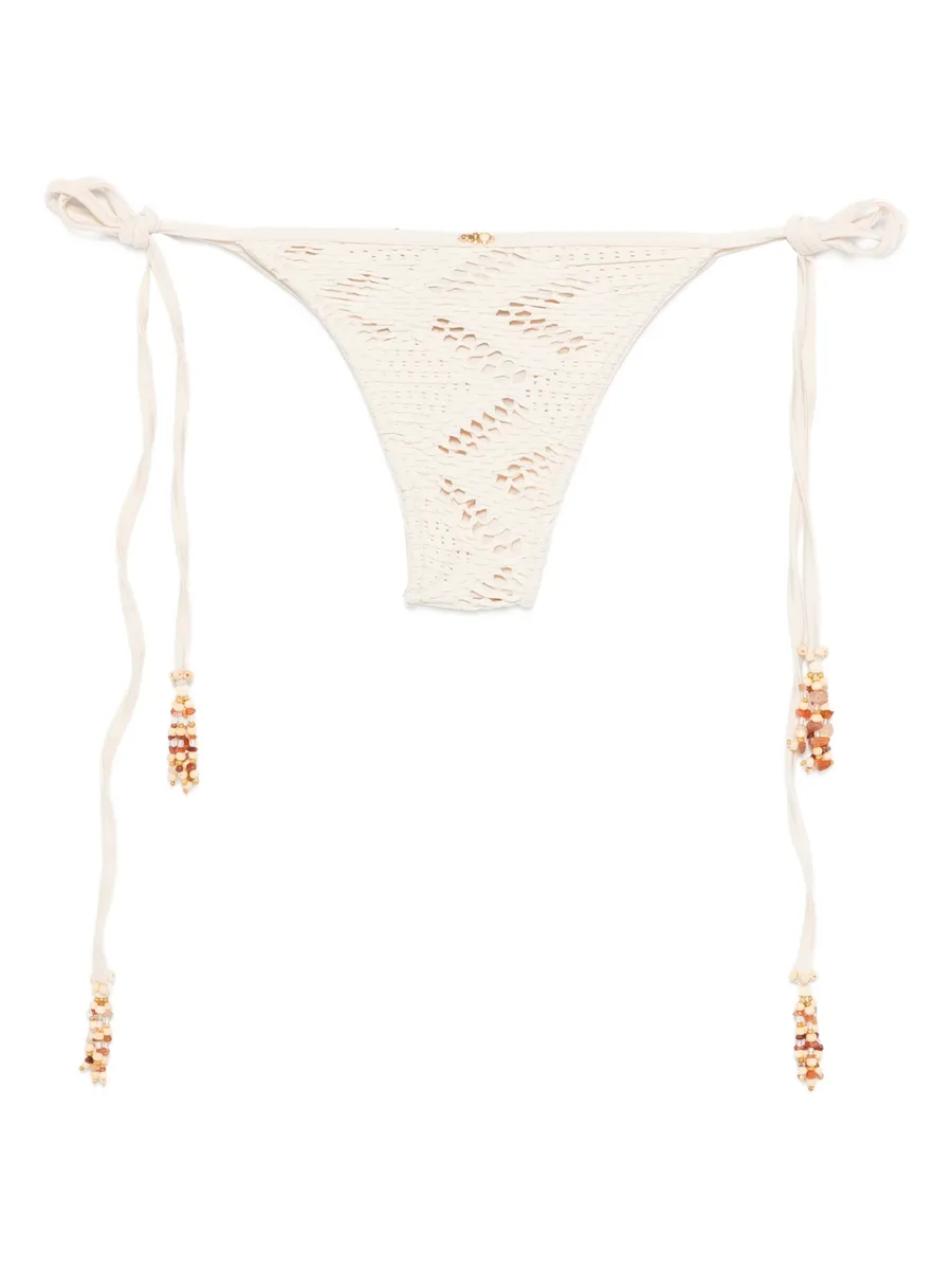 beaded tie bikini bottom 4
