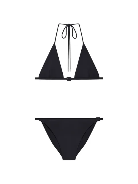 buckle-detail bikini