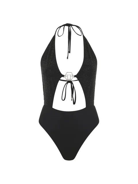 monokini monogram strass