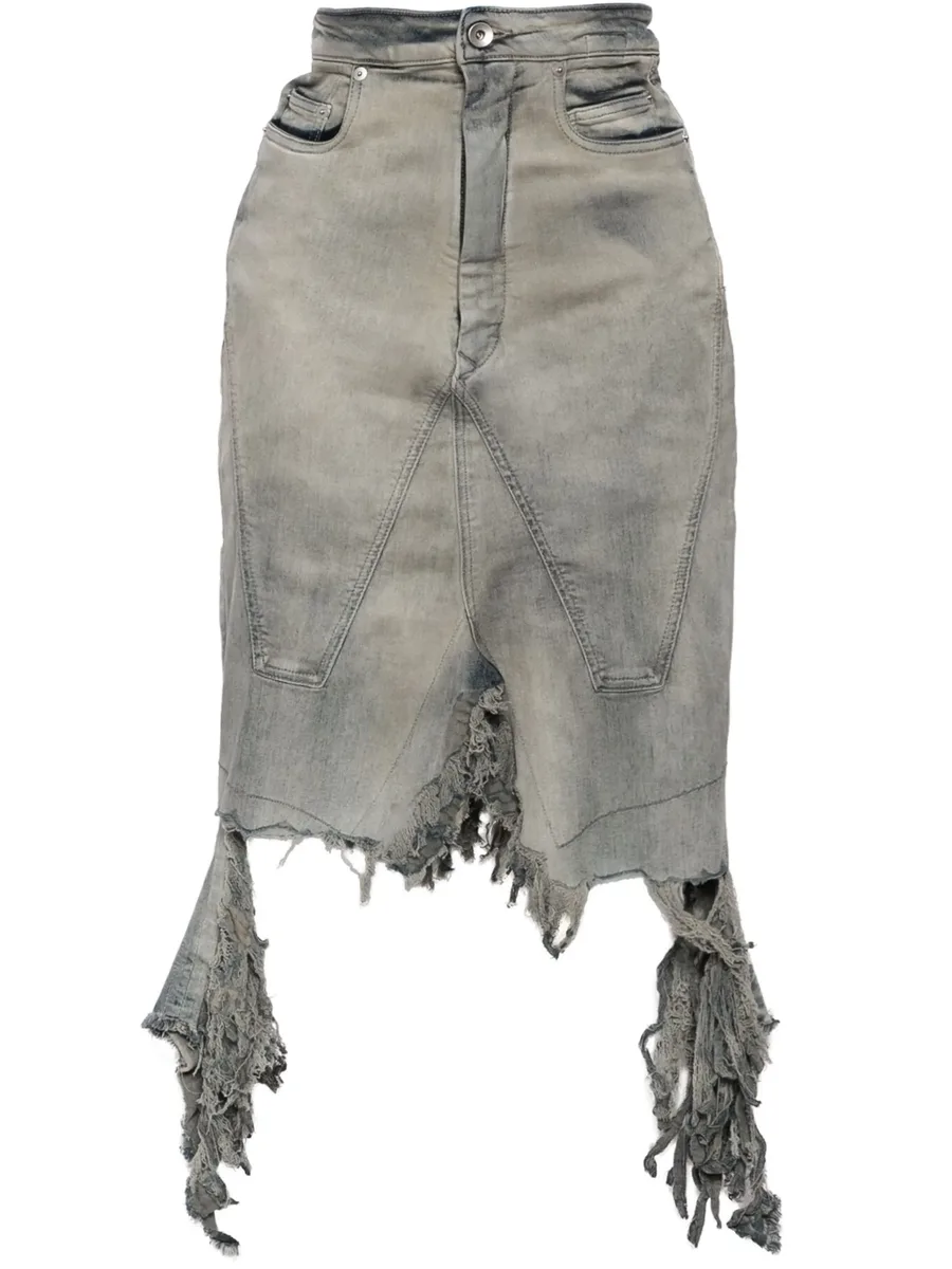 distressed denim skirt 2