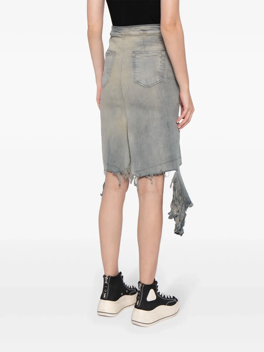 distressed denim skirt 8
