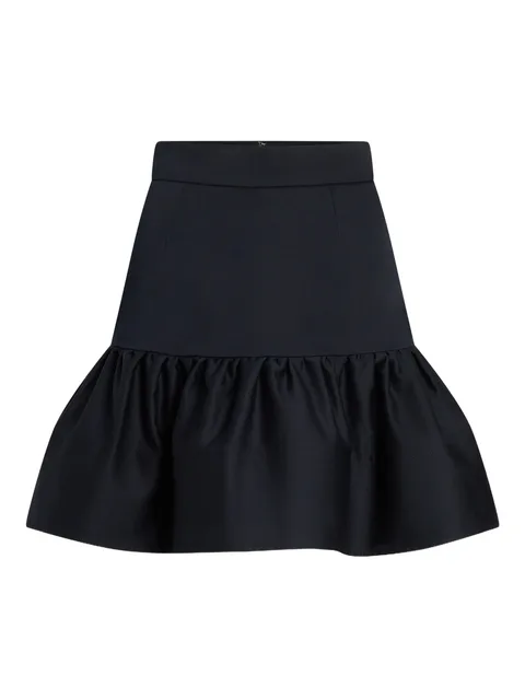 мини юбка с оборками