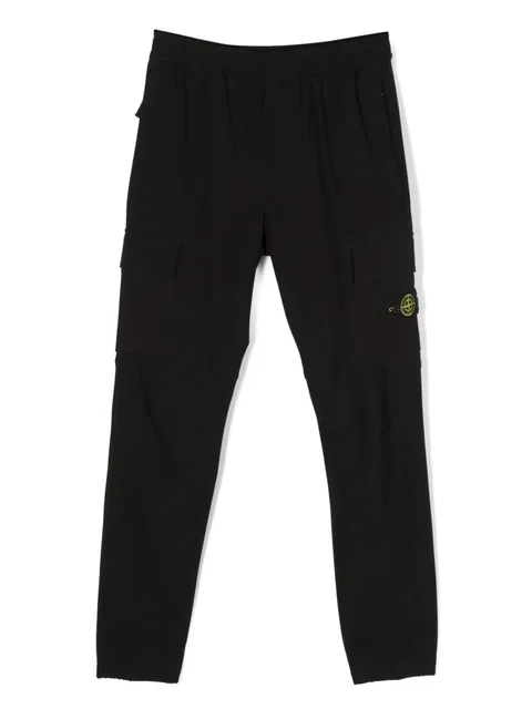 TEEN logo-patch cargo trousers