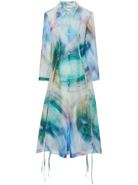 silk organza dress
