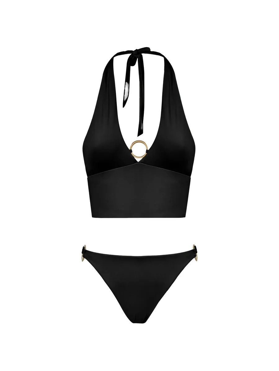 Crocodile ring-detail bikini 1