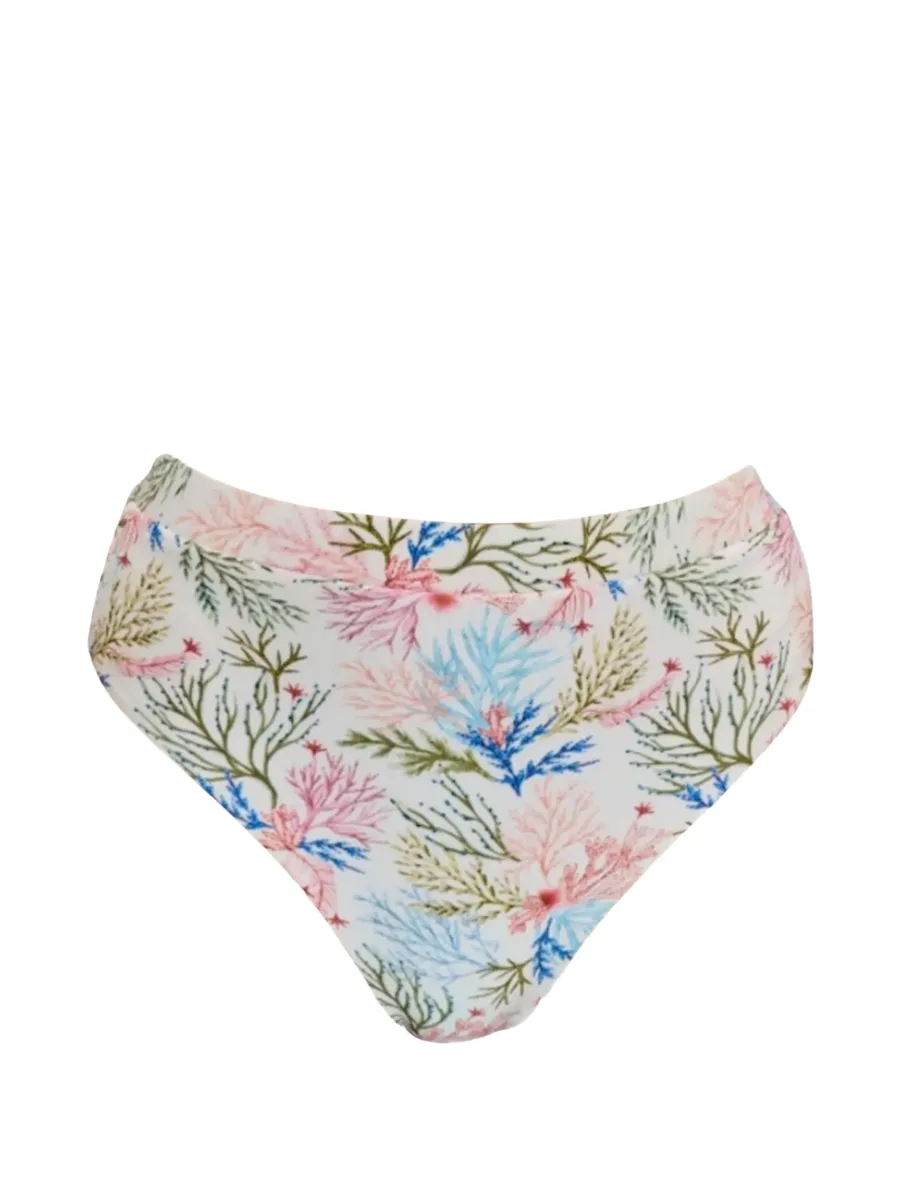 Seaweed printed bikini bottom 2