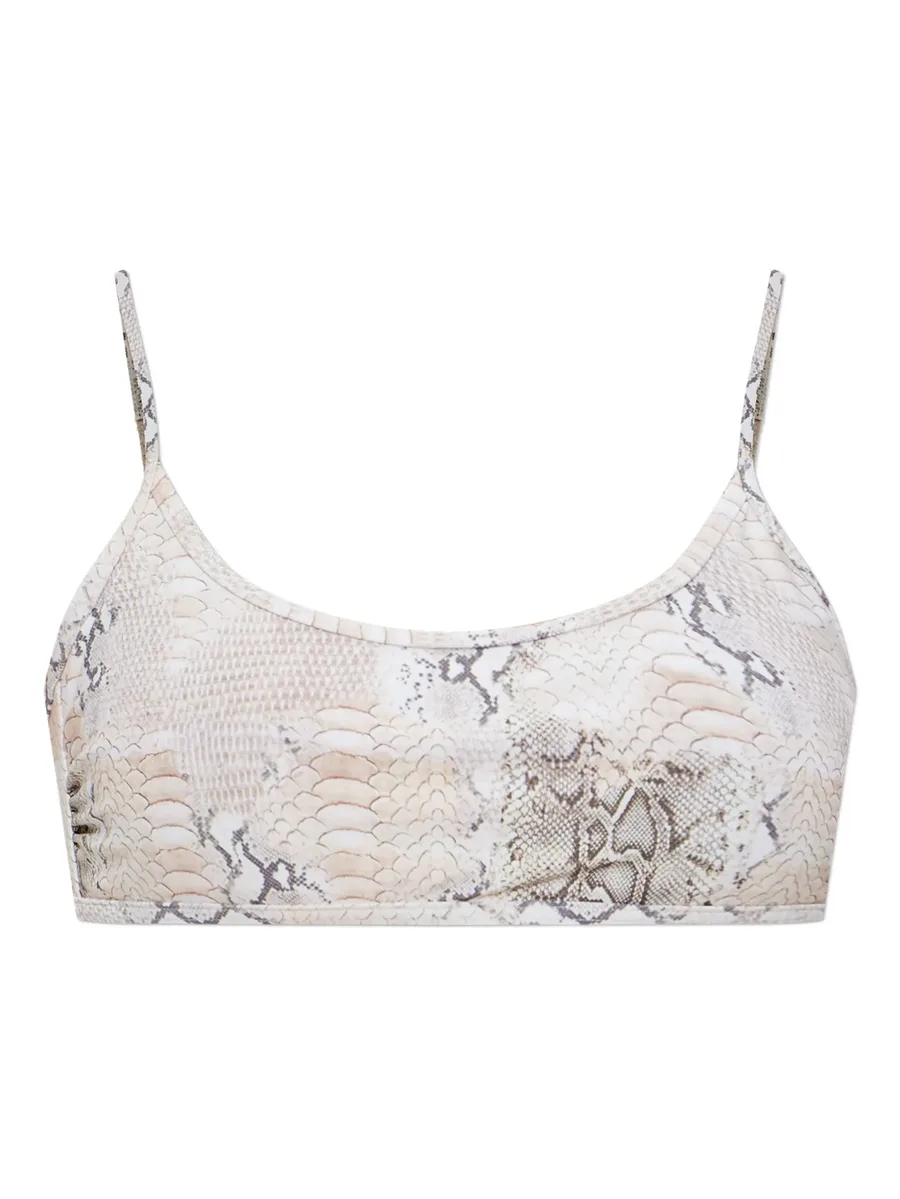 Cassis animal-print bikini top 1