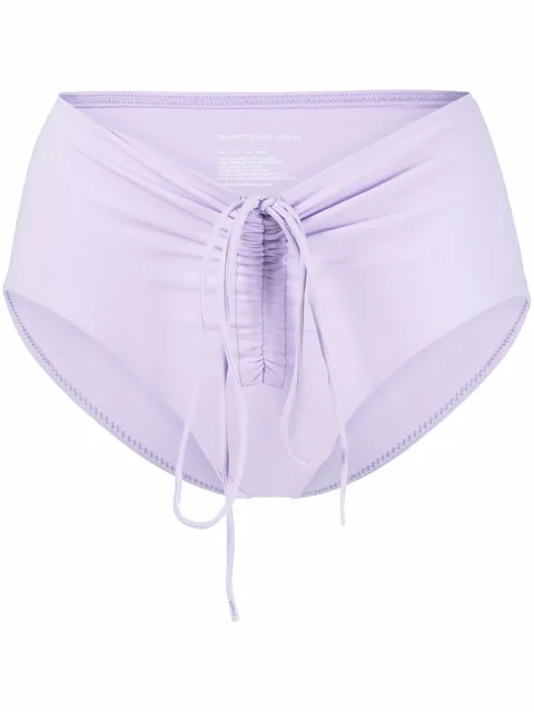 drawstring-detail bikini bottoms