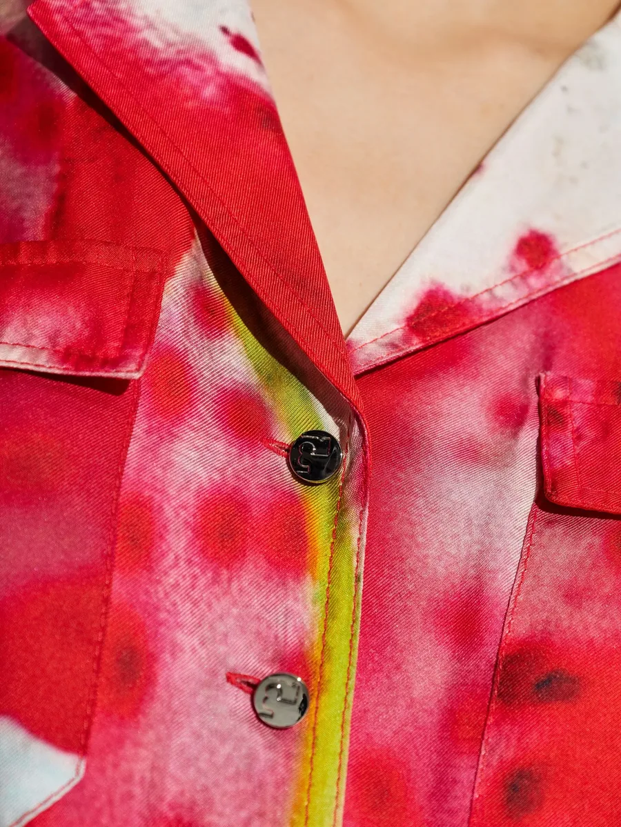 платье миди с графичным принтом 9