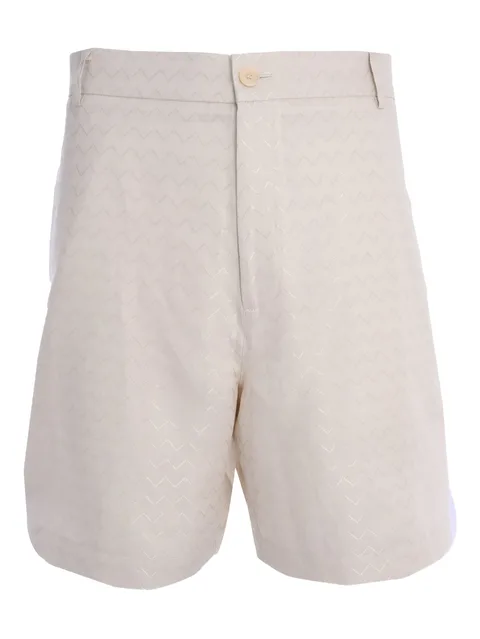 zigzag-pattern shorts