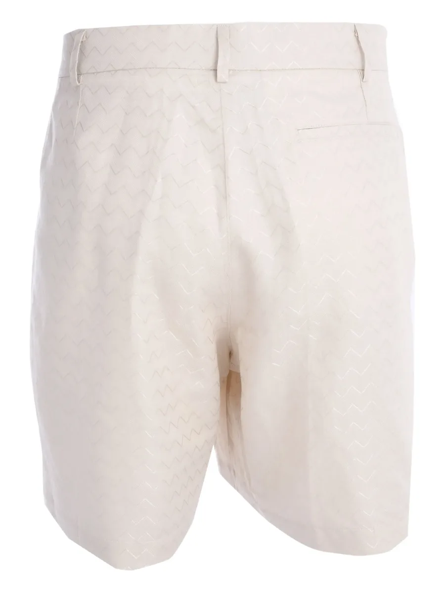 zigzag-pattern shorts 4
