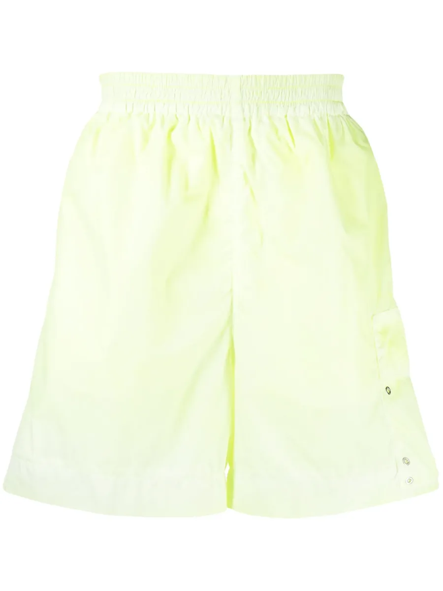 eyelet-detail straight-leg shorts 1