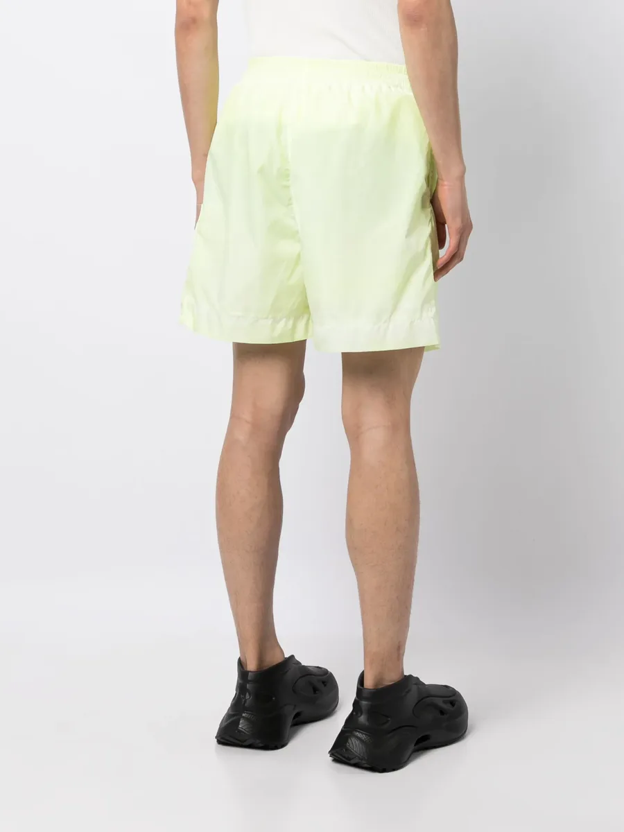eyelet-detail straight-leg shorts 8