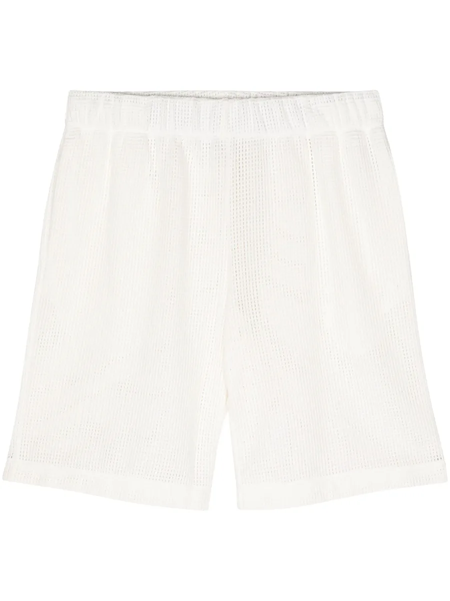 waffle-pattern deck shorts 2