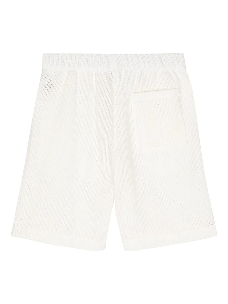 waffle-pattern deck shorts 4