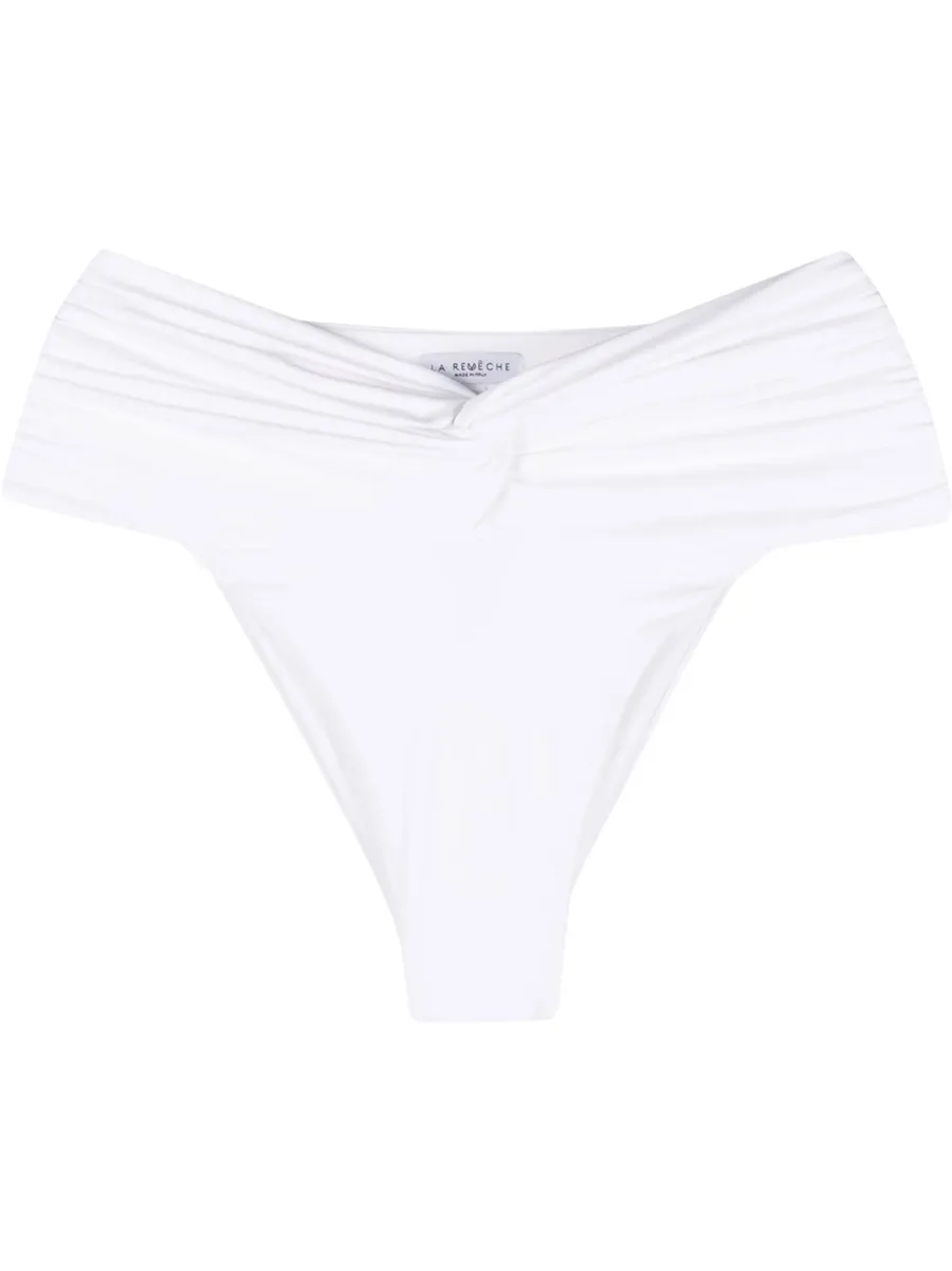 Amelie ruched bikini bottoms 2