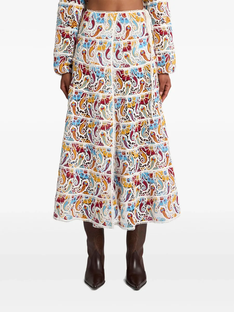 юбка миди с узором пейсли 6