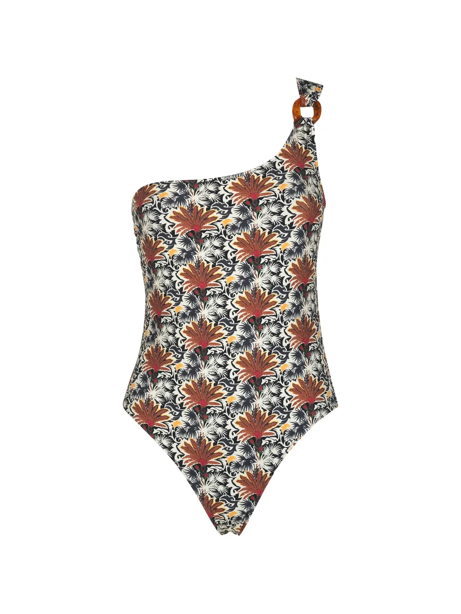 floral-print one-shoulder swimsuit 2