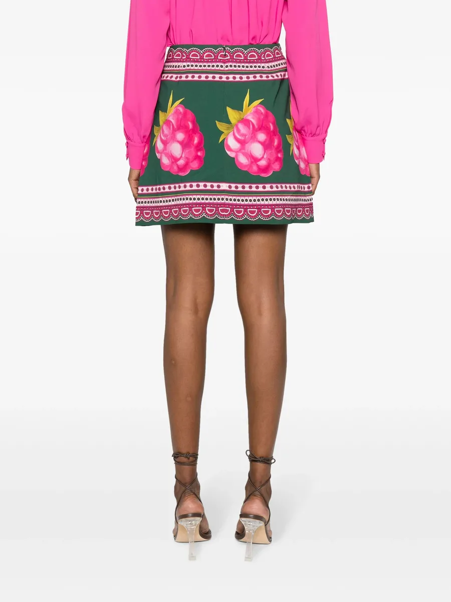 graphic-print wrap miniskirt 7