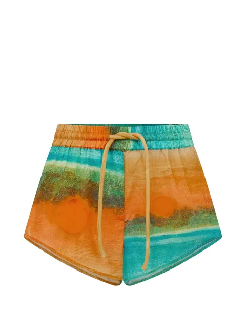 Formentera cotton-voile shorts