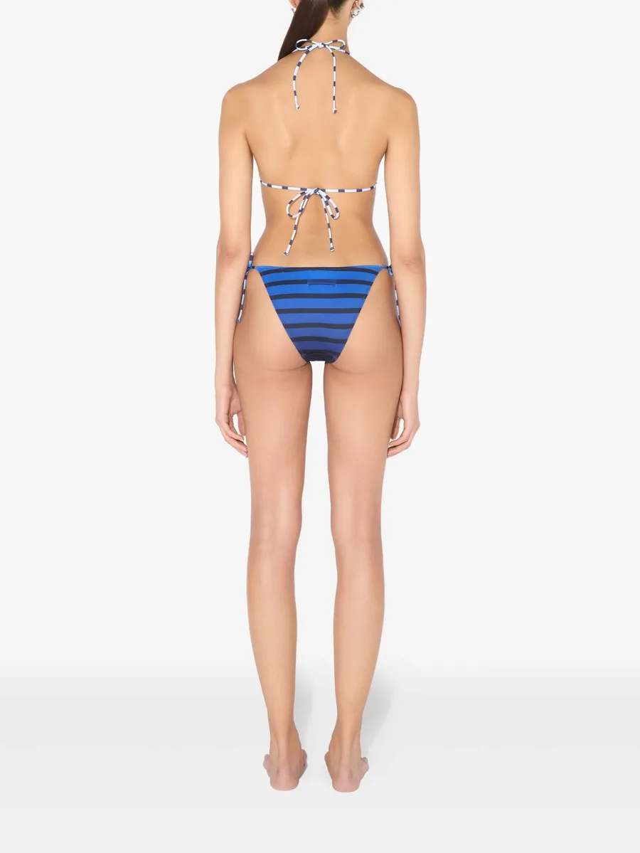 Marinière print bikini bottom 9