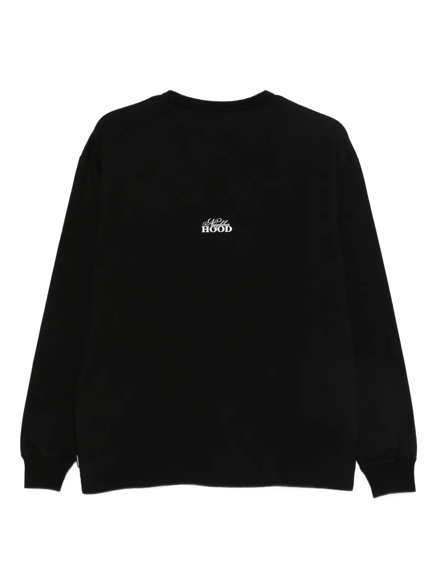 logo-patch long sleeve T-shirt 4