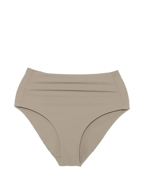 high-waisted swim bottoms
