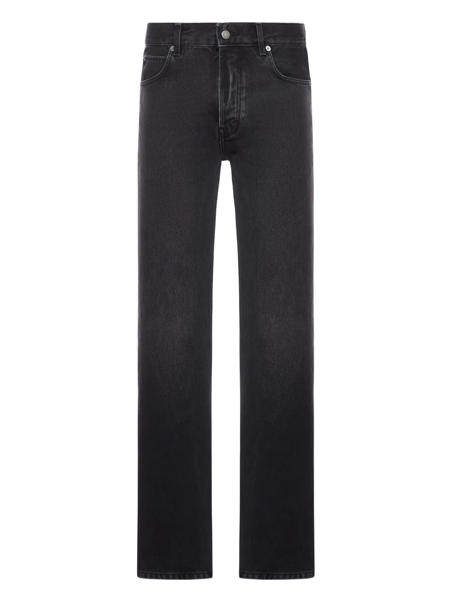 five-pocket straight-leg jeans 2