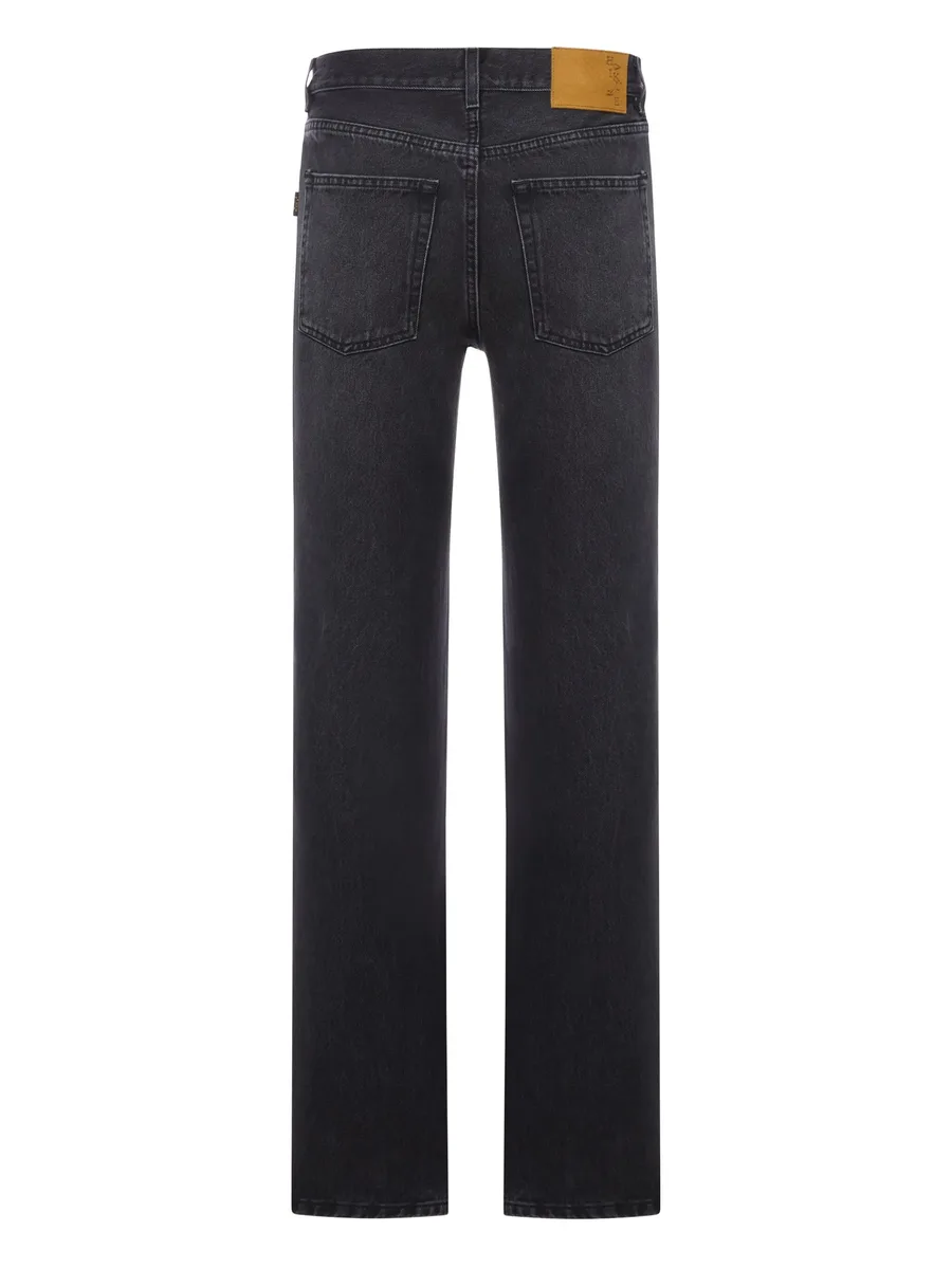five-pocket straight-leg jeans 4